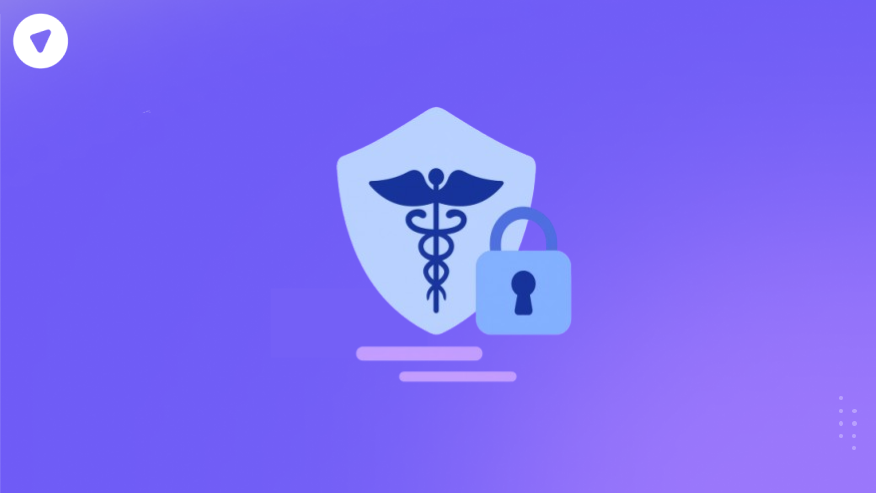 Minimalistic illustration of a shield with a medical caduceus and a lock, symbolizing compliance and security under The HIPAA Privacy Rule Applies to Which of the Following.