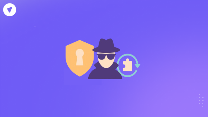 Minimalist illustration showing security shield, spy figure, and puzzle icon to explain What is OPSEC in information protection.