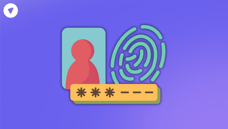 person display pic along with finger print and credentials