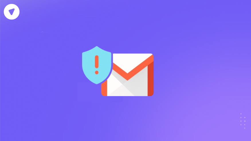 Minimalistic Gmail icon with shield representing protection against Google Gmail Data Breach risks.