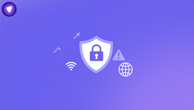 Shield and cybersecurity icons representing digital security challenges linked to the ENISA threat.