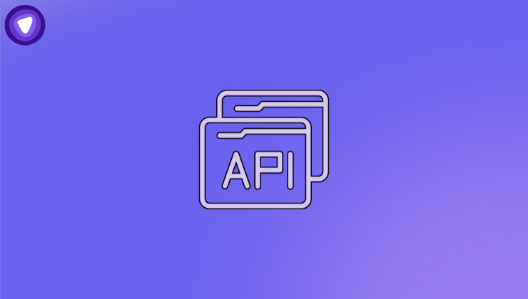 Folder labeled API representing client API integrations and organized endpoints for software applications.