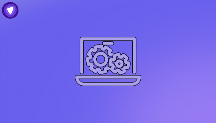 Minimalistic illustration of privacy services symbol on a device, highlighting how they are better than cyber toolkits.